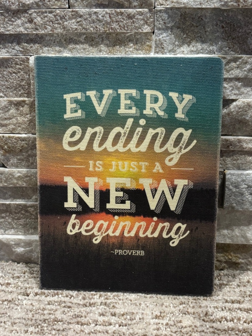 Studio Oh! “Every Ending Is Just A New Beginning” Notebook